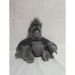 Disney Tarzan Terk Plush Stuffed Animal Gray Gorilla Ape Cute Soft 7"